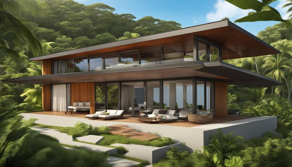 Costa Rica Beachfront Living Spaces