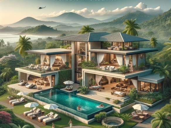 DALL·E 2024-02-17 08.02.35 - Create an elegant and inviting cover image for a luxury guidebook titled 'Discovering Luxury Villas in Costa Rica_ A Guide to Paradise Living'. This i