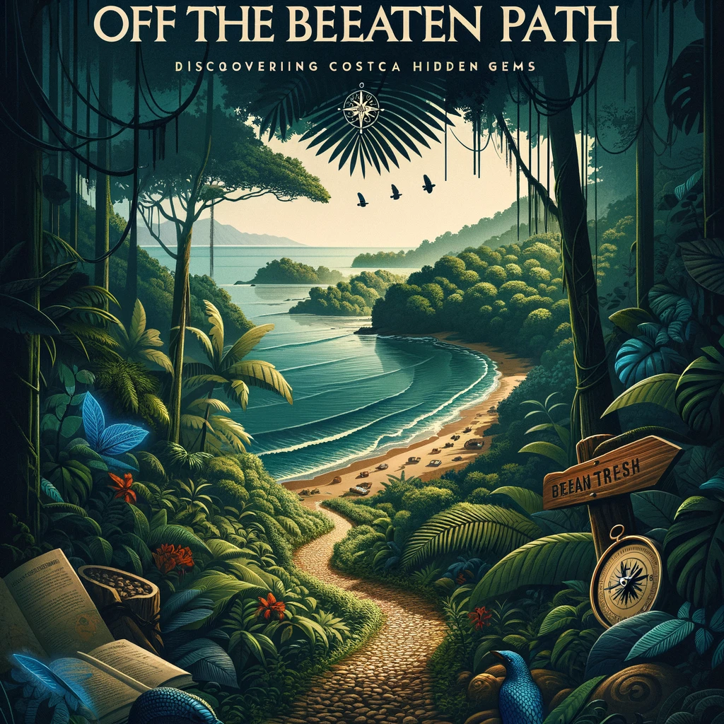 DALL·E 2024-02-17 09.59.56 - Craft an evocative cover image for a travel guide titled 'Pavones Off the Beaten Path_ Discovering Costa Rica’s Hidden Gems'. This image should highli