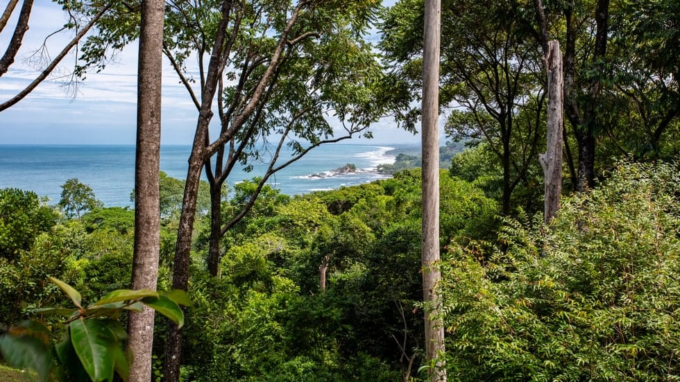 Ocean view property in Playa Dominical