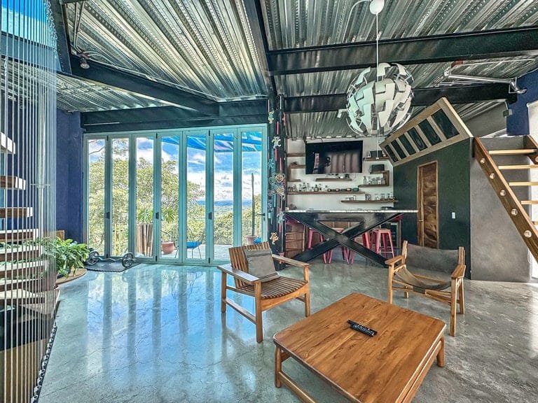 Unique Contemporary Mountainside Home