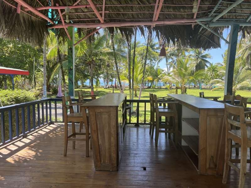 Beachfront home and cabins in Zancudo