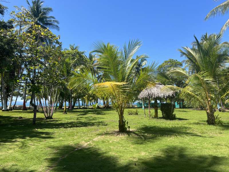 Beachfront home and cabins in Zancudo