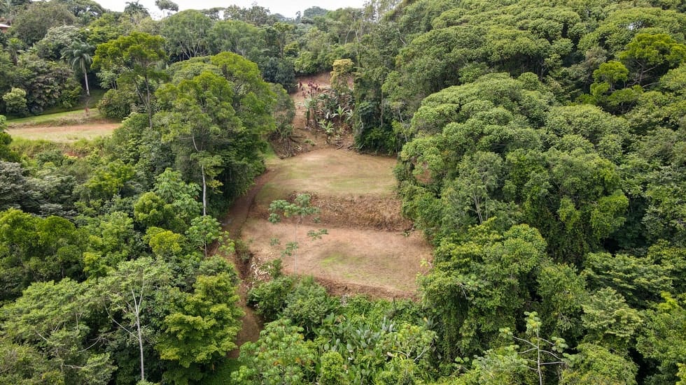 Land for sale with jungle and mountain views in Dominical