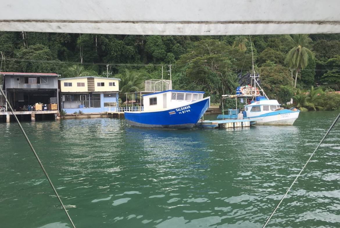 Titled Waterfront Property with Dock in Golfito